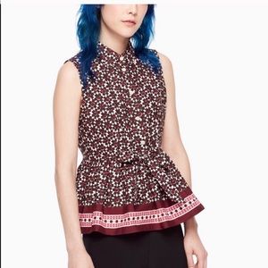 Kate spade peplum top